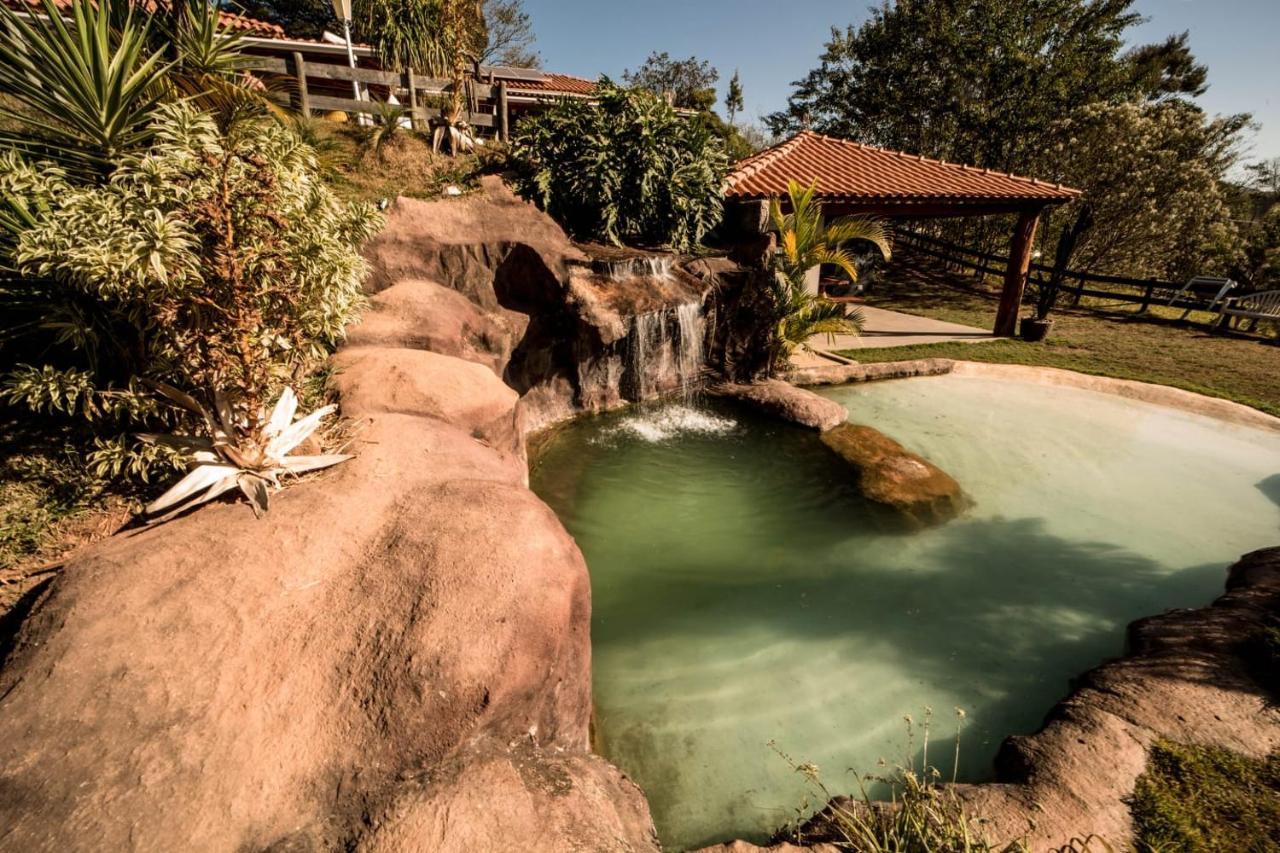 Casa De Campo Com Piscina Cascata Artificial Sao Lourenco  Exterior foto
